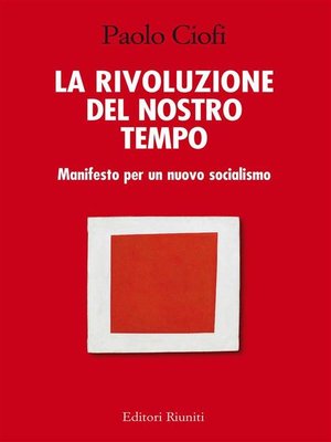 cover image of La rivoluzione del nostro tempo